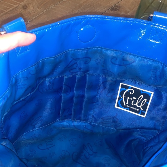 Pre- loved Vera Bradley Frill tote/ laptop bag . - Picture 10 of 11